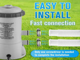 Pool Hoses for Above Ground Pools,1.25 x 59 Inch Filter Hose,Compatible with Intex Pump 607,637 With V1259-DP01-A-5715