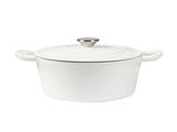 TOQUE 4L Enamel Dutch Oven Pot in White Colour KT0180-4L-WH_NZ
