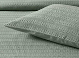 Bianca Kahlani Sage Waffle Quilt Cover Set Single V442-BCA-QUILTCS-KAHLANI-SAGE-SB
