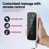Livemor Foot Massager Leg Knee Massager with Air Compression 3 Massage Modes Heating FOOT-MASSAGE-01-BK