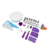 Cake Turntable Set Decorating Table Decorating Piping Nozzle Silicone Bag DIY Baking Set V1294-YM0626-3118220306711