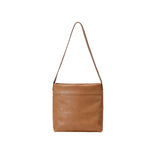 Light Brown Minimalist Vintage-Style PU Leather Shoulder Bag Casual Commuter Tote V888-ELOSUNG33777