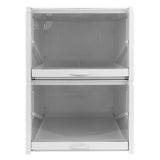 Shoes Box PP Storage Drawer Organizer Container Durable Cabinet for Home2pcs Big V1294-YM0901-3117200146011