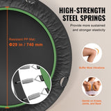 Foldable Mini Trampoline, 40 Inch Fitness Rebounder, Max Load 330lbs Exercise Trampoline, Stable & V952-YXJSBCDBSKZD98EZMV0