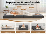 Giselle Bedding Foldable Mattress Folding Foam Mattresses Portable Mat Double FOAM-MFM-RAFA-GY-D