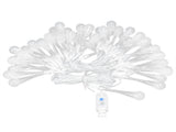 50LED String Lights IP45 16 Colors USB Remote Water Drop Lamp for Outdoor Courtyard Lawn V1294-YM0901-3119210083011