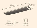 BIO 1800W Outdoor Strip Heater Electric Radiant Panel Bar Wall Ceiling Mounted V219-HEABARBIOAS18