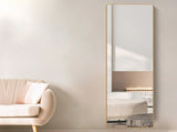 Yezi Wall Mounted Full Length Mirror DECO1030-150-GD