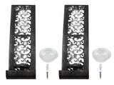 2pcs Wall Candle Holders Exquisite Iron Art Wall Candlestick Durable Antique Candle Scones Wall V1294-YM0703-3115230035011