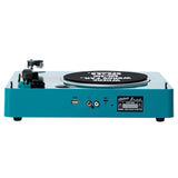 Gadhouse Brad MKII Record Player - Green Bundled Record Storage Crate V398-GAD0101-BSC