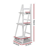 Artiss Bookshelf Corner Shelf 3 Tiers - ZANE White ST-CAB-SHELF-3T-WH