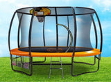 Kahuna Trampoline 10 ft with Basketball Set TRA-KAH-10-OR-BB