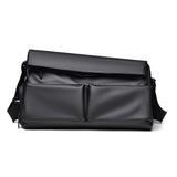 Black Expandable Travel Shoulder Bag - Large Capacity Gym and Duffel Bag with Wet and Dry Separation V888-ELOSUNG57018-1