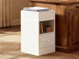 Levede Slim Bedside Table Nightstand Side End Table Storage Bedroom Cabinet NI1083-WH-AU