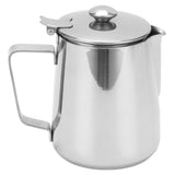 Milk Frothing Pitcher 304 Stainless Steel Milk Frother Coffee Cup with Cover for Home Coffee V1294-YM0714-3118210198512