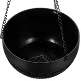 2Pcs Hanging Planters for Indoor Plant Self Watering Black Plastic Flower Pots V1192-AZ-W-22641