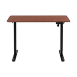 Artiss Electric Standing Desk Height Adjustable Table 120cm Walnut Black HASD-B-S2522R-120-BKWA