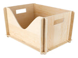 Unfinished Wooden Box Storage Organizer Container for DIY Craft Collectibles Arts Home Decor V1294-YM0901-3117200182311