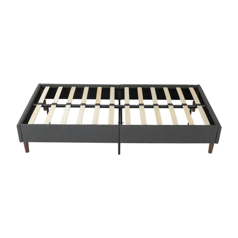 Bed Frame Mattress Foundation – Single V264-BFS-206F-DGR-SL-1