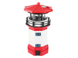 Outdoor Solar Power Rotating LED Light Landscape Lamp Garden Courtyard Decoration LightRed and V1294-YM0901-3119200060912
