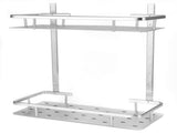 Space Aluminum Bathroom Shelf RustProof Shower Rack Kitchen Storage Basket for Home V1294-YM0901-3112210039311