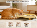 Cat Feeder Elevated Cat Feeder Dual-Bowl Cat Feeder Cat Food Bowl Cat Water V1107-135-38316