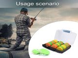 24Pcs Fishing Line Storage Holder with Storage Box Foam Spools Fishing Line Winders Hook Board V1369-AZ3-W-13898