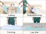 2 Pack Bed Pads for Incontinence Positioning Bed Pad with Handles for Lift and Transfer Reusable V1192-AZ-W-3603