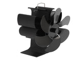 Stove Fan 6 Blades Greater Air Volume Low Noise Operation Wear Resistance Fireplace Fan Black L V1294-YM3117220218112-0421
