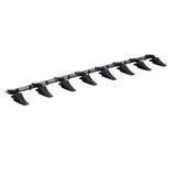 Bucket Tooth Bar, 1650mm, Heavy Duty Tractor Bucket 8 Teeth Bar for Loader Tractor Skidsteer, 2000 V952-NYCDWJC66INCNEM28V0