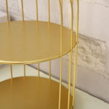 Cosmetics Iron Storage Rack Antique Bird Cage Jewelry Holder Dessert Cupcake Stand Necklace Earring V1192-AZ-W-10970