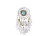 Handcrafted Boho Dream Catcher Layered Tassels & Beads 17x2cm V637-33802DRM