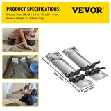 Concrete Knee Boards 70cm x 20cm Slider Knee Boards, Kneeler Board Stainless Steel Kneeboards, V952-HNTXGB30X8WHD0001V0