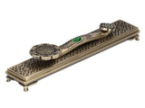 Metal Incense Holder Ruyi Antique Incense Stick Burner for Home Office Yoga Decoration V1294-YM0901-3117210119411