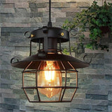 Retro Iron Cage Chandelier Personality Bar Cafe Decorative Light without Light Source V1263-JX-6773