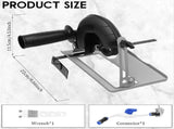 Angle Grinder Stand, 45&deg Adjustable Angle Grinder Holder Accessories Cover, 0-40mm Depth, V1370-AZ4-10050