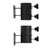 Umbrella Stand Umbrella Clamp Mount Bracket for Deck Railing, 2Pcs V1369-AZ3-W-08241