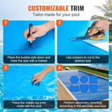 VEVOR Solar Cover, 36 x 18 ft Rectangle Solar Blanket fors, Inground Above Ground Swimming V952-TYNJRYCMJX36VPCRZV0