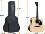 Classic guitar case - Acoustic guitar case - Backpack with exterior pocket and handles - Guitar V1188-MS101-02935-1