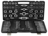 Tap and Die Set 110Pcs Metric Size M2 to M18 Bearing Steel Threading Tool V952-SZHMJZSZBY110IQY2V0