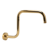 Shower Extension Arm Stainless Steel High Rise Shower Arm with Flange Wall Mounted Shower Head Riser V1294-YM0626-3112220083811