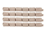 Fake Stone Landscape Edging1190 x 100 x 155mm Lawn Edging Fade-Resistant Brown V952-RZSPZZCCZS0081JN2V0