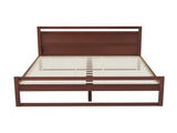 Artiss Bed Frame Double Size Wooden Walnut WITTON WBED-WITTON-D-WAL-AB