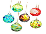 6PCS Hand Blown Glass Ornament Balls Decorative Hanging Gazing Glass Friendship Balls Ornament for V1294-YM0901-3115240112911