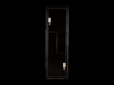 Black Two-Door L-shaped Office Gym Shed Storage Lockers V63-835081