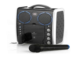 Wireless Bluetooth Karaoke Microphone - Handheld Mic with Receiver System V1263-JX-3713