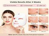 Red Light Mask for Face, 7 Color Red Light Facial Masks, At-Home Facial Care Device, Portable, V1107-110-08357-ROS-230MM