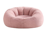 Artiss Bean Bag Chair Cover Soft Faux Fur Beanbag Cover Large Round Stuffed Animal BD-COVER-ROUND-PK