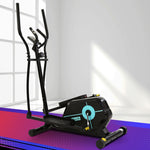 Everfit Exercise Bike Elliptical Cross Trainer Home Gym Fitness Machine Magnetic EB-F-MB-02-BK