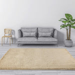 230x200cm Floor Rugs Large Shaggy Rug Area Carpet Bedroom Living Room Mat - Beige V63-832161